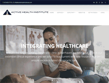 Tablet Screenshot of activehealthinstitute.com